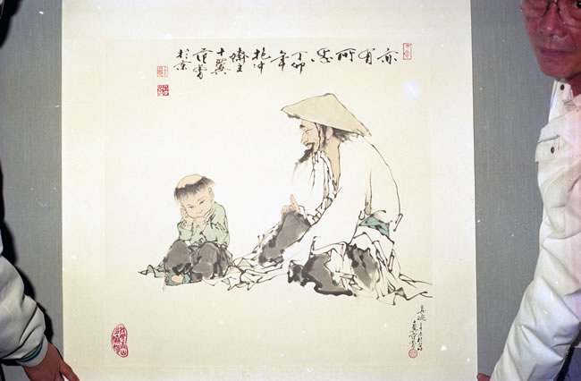 中国「最贵画家」之一 范曾画作成交逾40亿